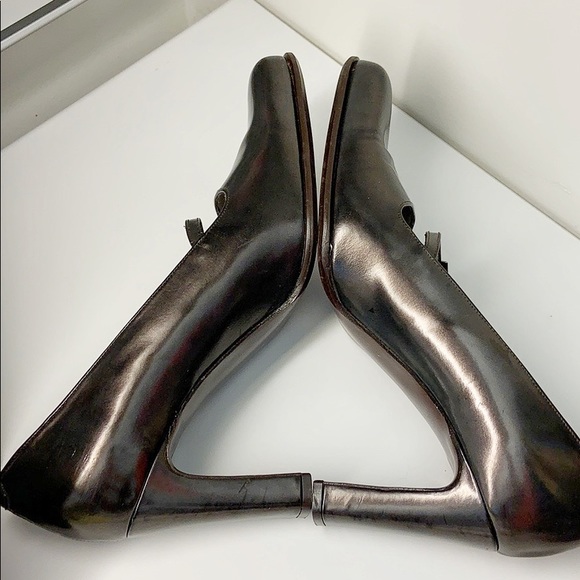 Zara Woman dark brown high heel pump - Picture 3 of 6